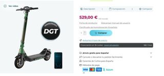 Patín eléctrico Bongo X65