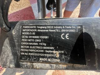 Patinete eléctrico con sillín