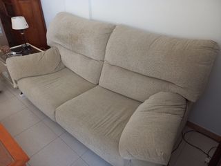 Sofá 2 plazas beige