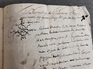 Manuscritos antiguos (siglos XVII+)