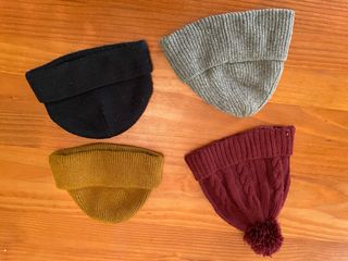 4 Gorros lana 