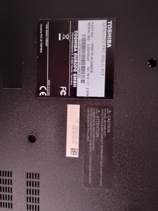 Portátil Toshiba Satellite Pro R50