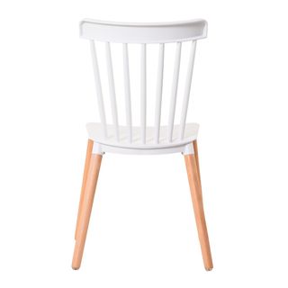 Silla blanca de madera - Cocina