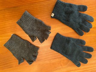 Guantes grises - 2 pares