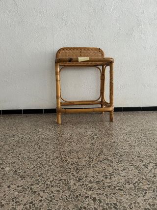 Comodino in vimini - bambù