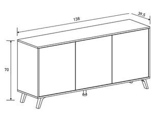Aparador Solana Mauvella - Madera