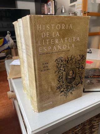 Historia literatura española vol. 2, 3 y 4