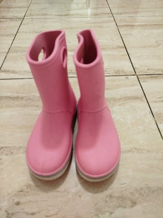 Botas agua niña rosa 31-32