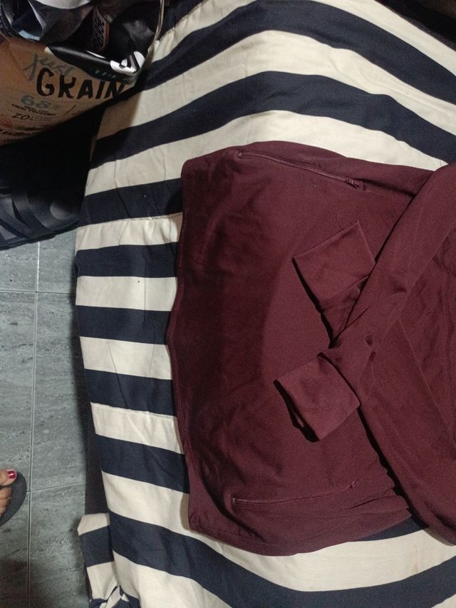 Sudadera Siksilk marrón talla M