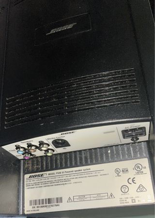 Bose PS28 III: Sistema audio