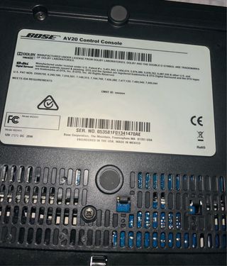 Bose PS28 III: Sistema audio