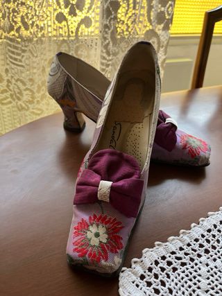 Traje Fallera Malva y Magenta