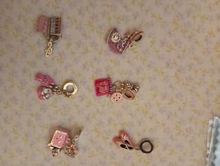 12 abalorios plata pulseras