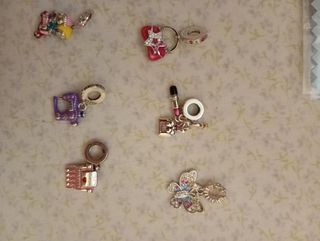 12 abalorios plata pulseras