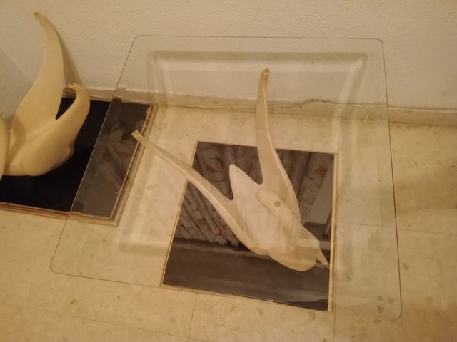 Mesa centro cristal Maison Jasen