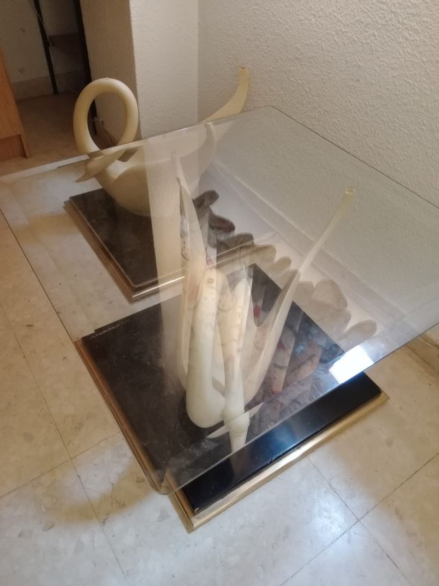 Mesa centro cristal Maison Jasen