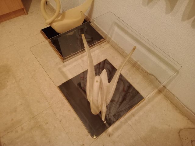 Mesa centro cristal Maison Jasen