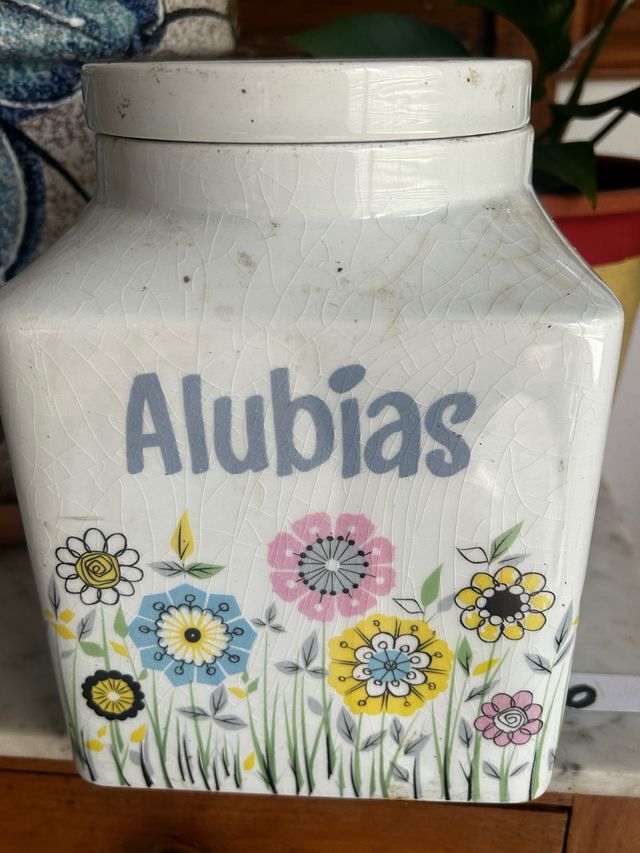 Barattolo in ceramica vintage San Claudio