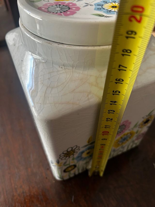 Barattolo in ceramica vintage San Claudio