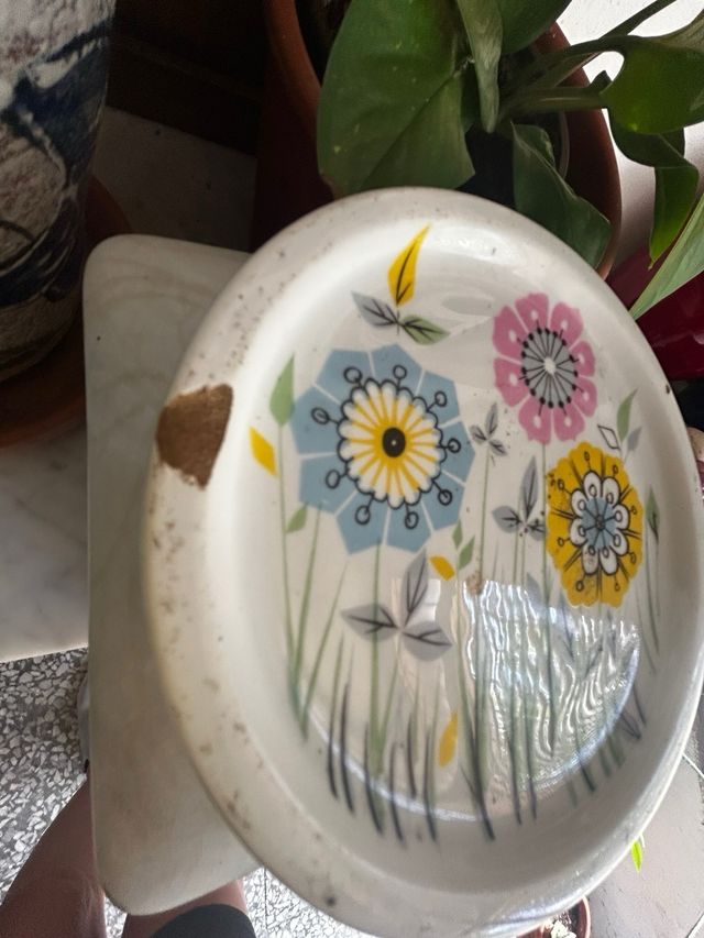 Barattolo in ceramica vintage San Claudio