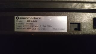 Impresora Commodore MPS 801 - Impresora matricial