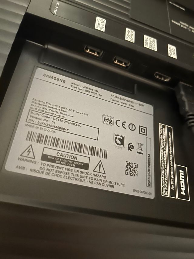 TV Samsung 55" Curva