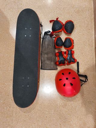 Skate + protecciones niños