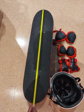 Skate + protecciones niños