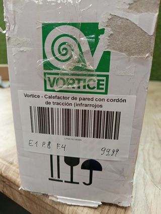 Calefactor Vortice de pared