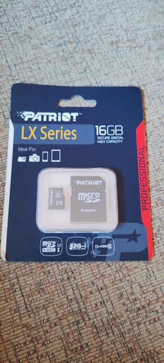 Tarjeta Micro SD Patriot 16GB LX Series