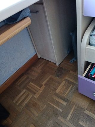 Dormitorio juvenil. Cama nido compacta 8 cajones