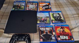 PS4 500gb + 7 juegos