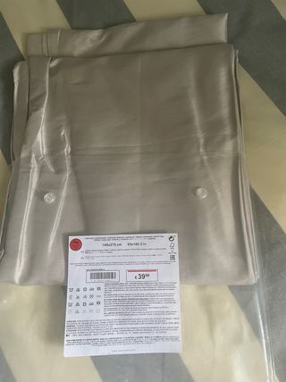 Cortina Zara Home - Razo Gris Claro 140x270cm