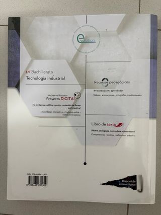 LA Tecnologia Industrial 1 Bachillerato. Libro ...