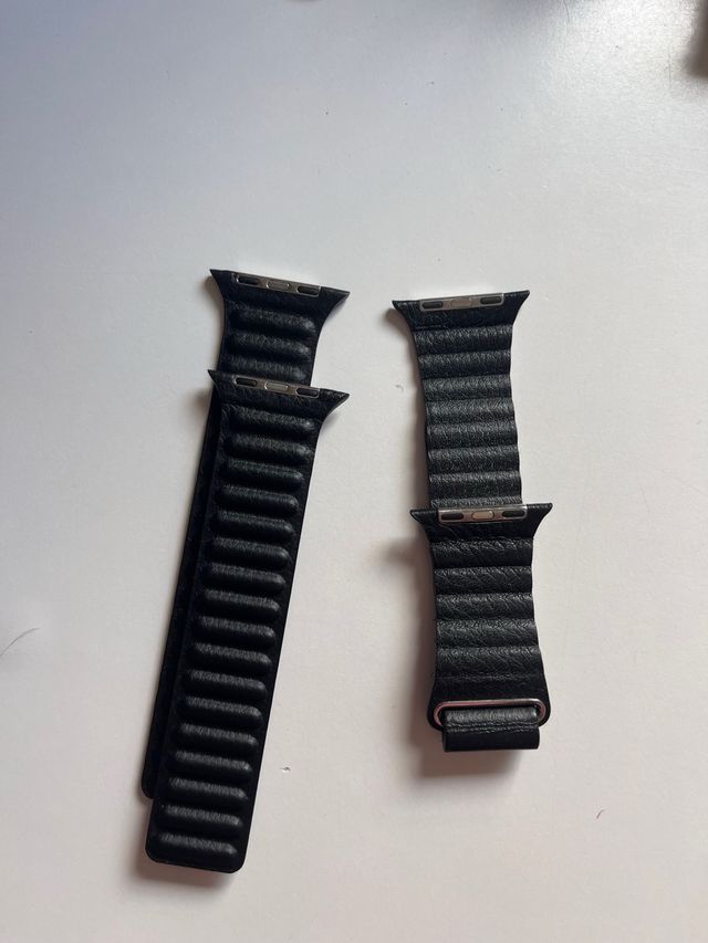 2 correas Apple Watch negras