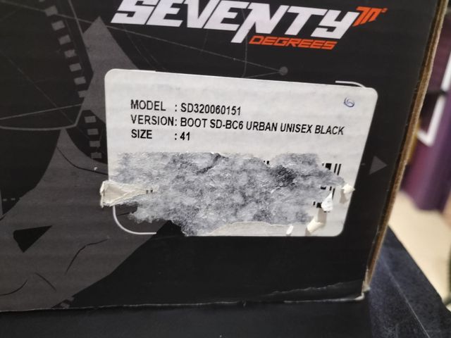 BOTAS MOTO SEVENTY DEGRESS SD-BC6 TALLA 41