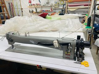 Máquina coser triple arrastre industrial