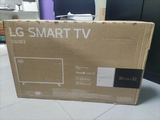 LG SMART TV 32LQ
ThinQ AI. Web OS
80cm/32 pulgadas