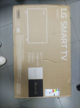 LG SMART TV 32LQ
ThinQ AI. Web OS
80cm/32 pulgadas