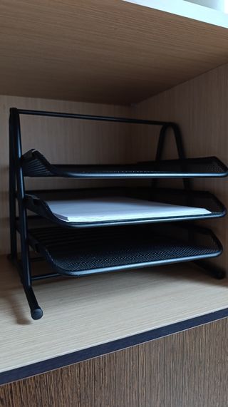 Organizador de escritorio de metal