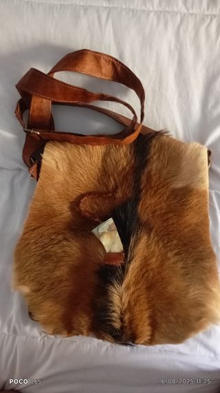 Bolso Piel Artesano Marrón