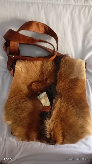 Bolso Piel Artesano Marrón