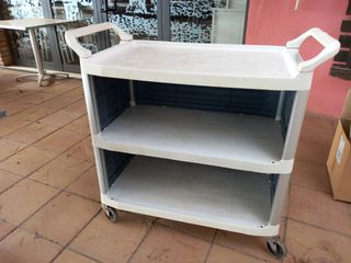 Carrito 3 estantes restaurante