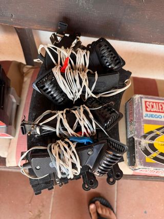 Scalextric Curva Chicane, pistas sueltas,coches...