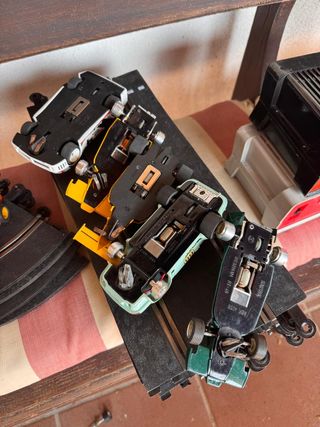 Scalextric Curva Chicane, pistas sueltas,coches...