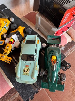Scalextric Curva Chicane, pistas sueltas,coches...