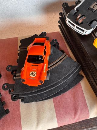 Scalextric Curva Chicane, pistas sueltas,coches...