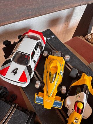Scalextric Curva Chicane, pistas sueltas,coches...