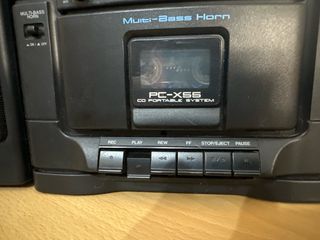 JVC PC-X55 Boombox | Radio CD Cassette