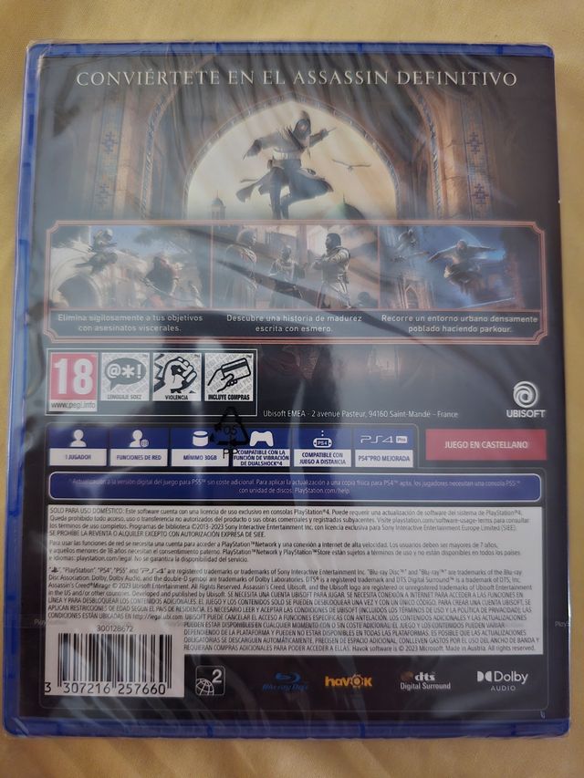 PS4 (PlayStation 4) Assassin's Creed Mirage